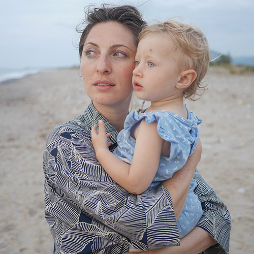 father and son, photograph by Jay Rechsteiner